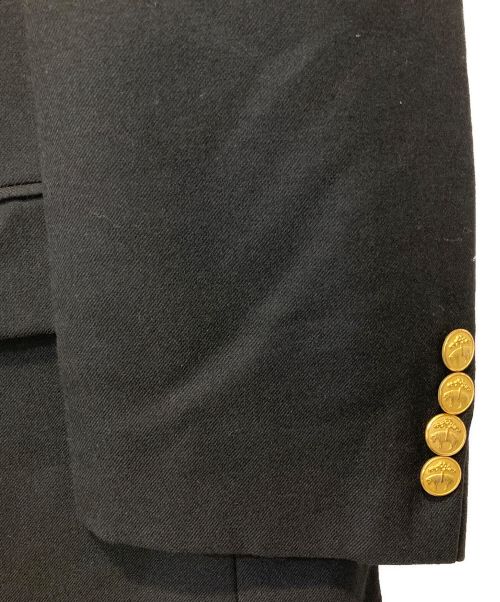 BROOKS BROTHERS 346（ブルックスブラザーズ 346）BROOKS BROTHERS 346 (ブルックスブラザーズ 346) 金釦テーラードジャケット ブラック サイズ:43Rの古着・服飾アイテム