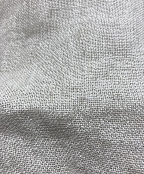 ASAUCE MELER（アソースメレ）ASAUCE MELER (アソースメレ) リネン大判ストール ベージュの古着・服飾アイテム