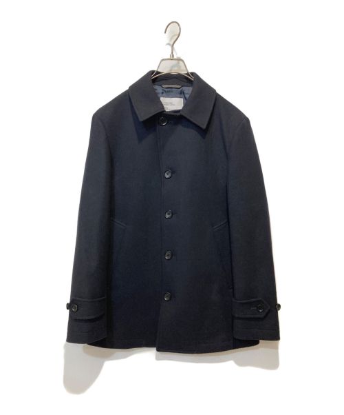 SHIPS（シップス）SHIPS (シップス) スーパー160'S メルトン シングル ピーコート ネイビー サイズ:Sの古着・服飾アイテム