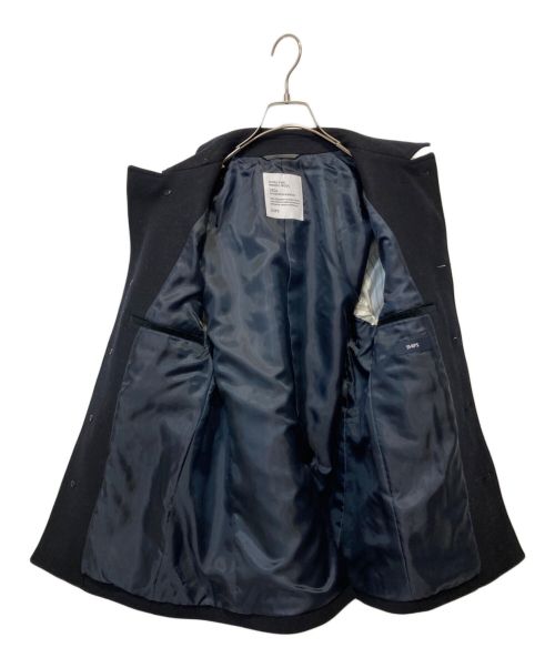 SHIPS（シップス）SHIPS (シップス) スーパー160'S メルトン シングル ピーコート ネイビー サイズ:Sの古着・服飾アイテム