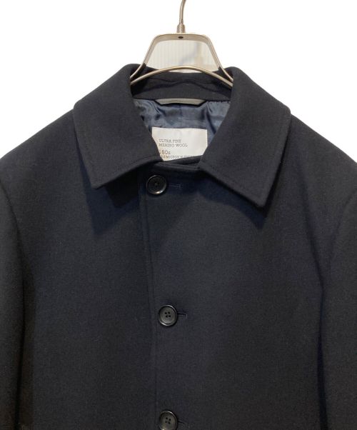 SHIPS（シップス）SHIPS (シップス) スーパー160'S メルトン シングル ピーコート ネイビー サイズ:Sの古着・服飾アイテム