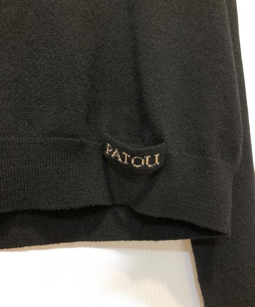 patou（パトゥ）patou (パトゥ) クロップドセーター ブラック サイズ:Sの古着・服飾アイテム