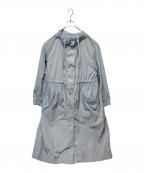 DRESSTERIORドレステリア）の古着「ナイロンコート」｜スカイブルー