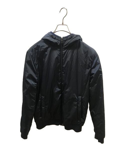 PRADA（プラダ）PRADA (プラダ) リバーシブルナイロンパーカー ネイビー サイズ:Sの古着・服飾アイテム