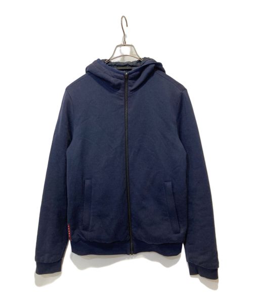 PRADA（プラダ）PRADA (プラダ) リバーシブルナイロンパーカー ネイビー サイズ:Sの古着・服飾アイテム