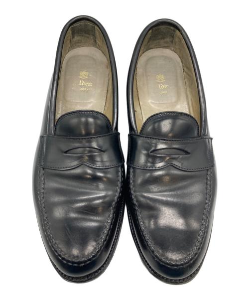 Alden（オールデン）ALDEN (オールデン) コードバン ペニーローファー ブラック サイズ:11の古着・服飾アイテム