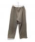 Dulcamara (ドゥルカマラ) 裾ドローコードスウェットパンツ ベージュ サイズ:S：9000円