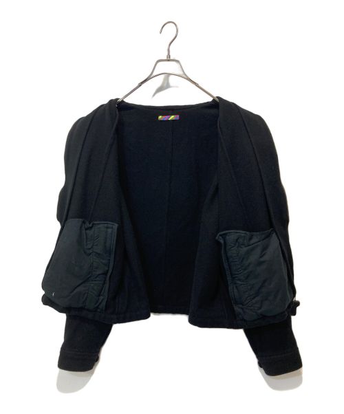 is-ness（イズネス）is-ness (イズネス) WOOL ZIP BLOUSON ブラック サイズ:Mの古着・服飾アイテム