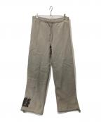 Irojikakeイロジカケ）の古着「裾プリントスウェットパンツ」｜ベージュ