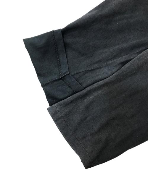 THE KNiTS（ザ ニッツ）THE KNiTS (ザ ニッツ) ７分丈ラグランプリントカットソー ホワイト×ブラック サイズ:Mの古着・服飾アイテム