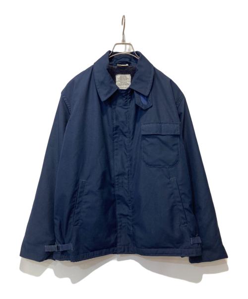 U'S NAVY（ユーエスネイビー）U'S NAVY (ユーエスネイビー) アラミドデッキジャケット ネイビー サイズ:Ｌの古着・服飾アイテム