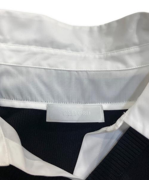CELFORD（セルフォード）CELFORD (セルフォード) ベストドッキングシャツワンピース ホワイト サイズ:Fの古着・服飾アイテム