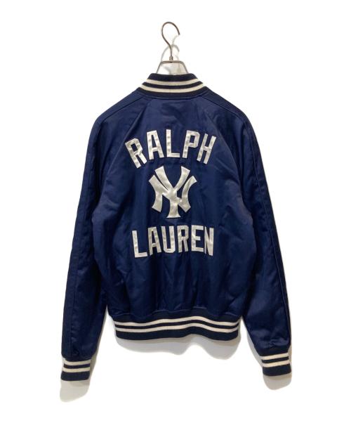 POLO RALPH LAUREN（ポロ・ラルフローレン）POLO RALPH LAUREN (ポロ・ラルフローレン) スタジアムジャケット ネイビー サイズ:Sの古着・服飾アイテム