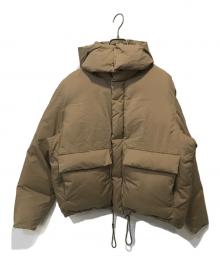 AURALEE（オーラリー）の古着「LIGHT FINX POLYESTER DOWN JACKET」｜ベージュ