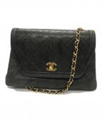 CHANELシャネル）の古着「マトラッセショルダーバッグ」｜ブラック