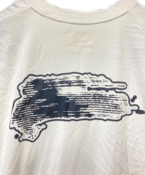 Y-3（ワイスリー）Y-3 (ワイスリー) ”M BRUSHSTROKE GRAPHIC SHORT SLEEVE ホワイト サイズ:Ｌの古着・服飾アイテム