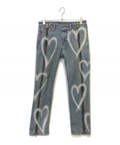 中古・古着通販】MLVINCE (メルヴィンス) TYPE-1 SLIM DESTROYED JEANS