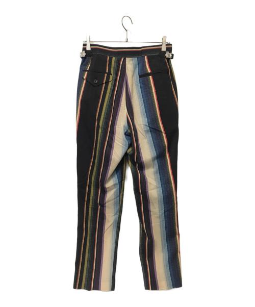 TOGA VIRILIS（トーガ ビリリース）TOGA VIRILIS (トーガ ビリリース) ストライプウールパンツ ブラック サイズ:44の古着・服飾アイテム