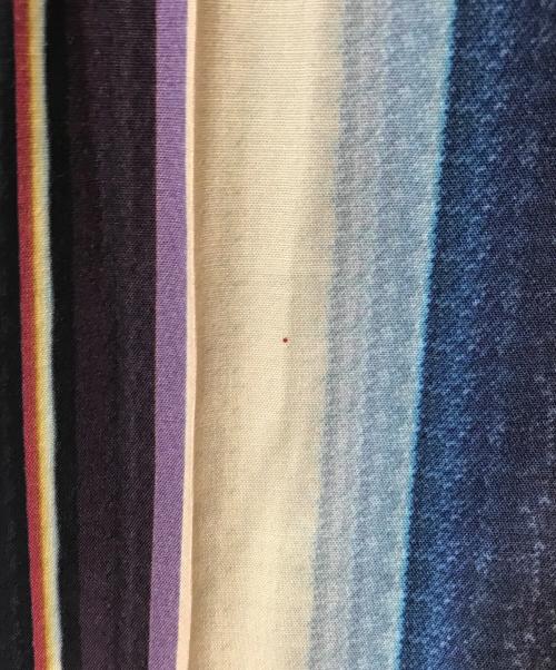 TOGA VIRILIS（トーガ ビリリース）TOGA VIRILIS (トーガ ビリリース) ストライプウールパンツ ブラック サイズ:44の古着・服飾アイテム