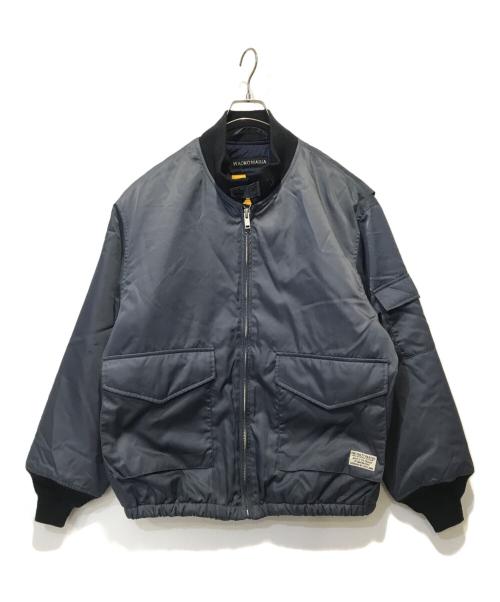 WACKO MARIA（ワコマリア）WACKO MARIA (ワコマリア) SPIEWAK (スピワック) G-8 FLIGHT JACKET ネイビー サイズ:XLの古着・服飾アイテム