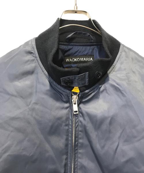 WACKO MARIA（ワコマリア）WACKO MARIA (ワコマリア) SPIEWAK (スピワック) G-8 FLIGHT JACKET ネイビー サイズ:XLの古着・服飾アイテム