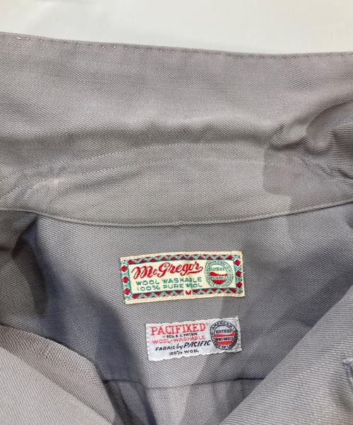 McGREGOR（マックレガー）McGREGOR (マックレガー) オープンカラーシャツ ベージュ サイズ:Mの古着・服飾アイテム