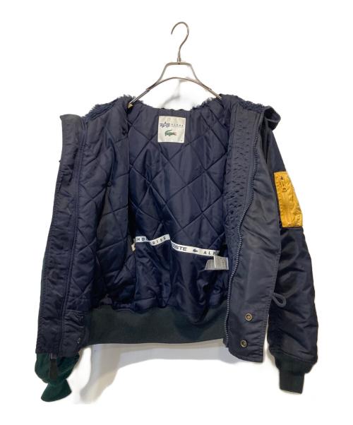 LACOSTE（ラコステ）LACOSTE (ラコステ) ALPHA (アルファ) N-2Bジャケット ネイビー サイズ:XSの古着・服飾アイテム