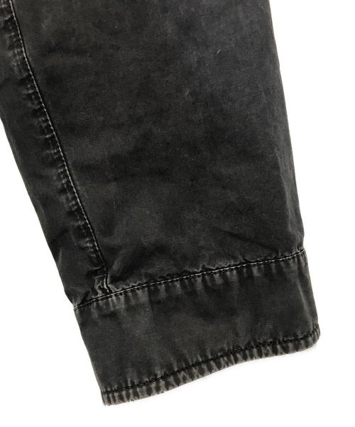 STONE ISLAND（ストーンアイランド）STONE ISLAND (ストーンアイランド) OLD EFFECT CANVAS OVERSHIRT ブラック サイズ:XLの古着・服飾アイテム