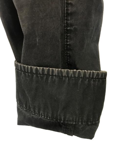 STONE ISLAND（ストーンアイランド）STONE ISLAND (ストーンアイランド) OLD EFFECT CANVAS OVERSHIRT ブラック サイズ:XLの古着・服飾アイテム