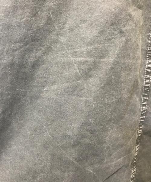 STONE ISLAND（ストーンアイランド）STONE ISLAND (ストーンアイランド) OLD EFFECT CANVAS OVERSHIRT ブラック サイズ:XLの古着・服飾アイテム