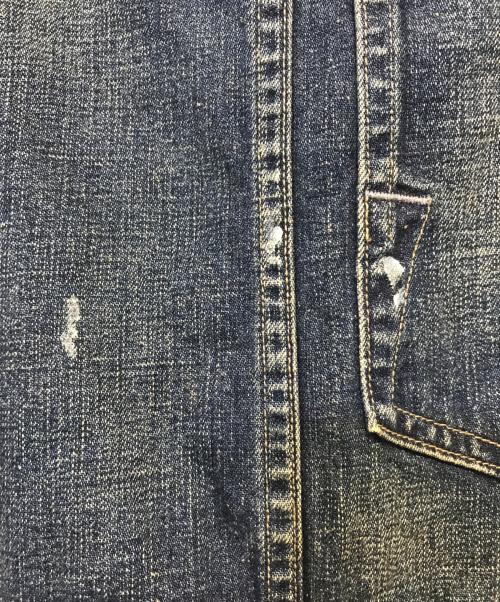 DOUBLE RL（ダブルアールエル）DOUBLE RL (ダブルアールエル) railroad lowback overalls インディゴ サイズ:Ｓの古着・服飾アイテム