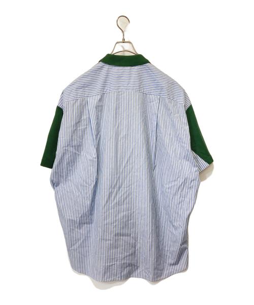 SOFTHYPHEN（ソフトハイフン）SOFTHYPHEN (ソフトハイフン) 半袖シャツ グリーン サイズ:03の古着・服飾アイテム