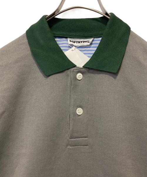 SOFTHYPHEN（ソフトハイフン）SOFTHYPHEN (ソフトハイフン) 半袖シャツ グリーン サイズ:03の古着・服飾アイテム