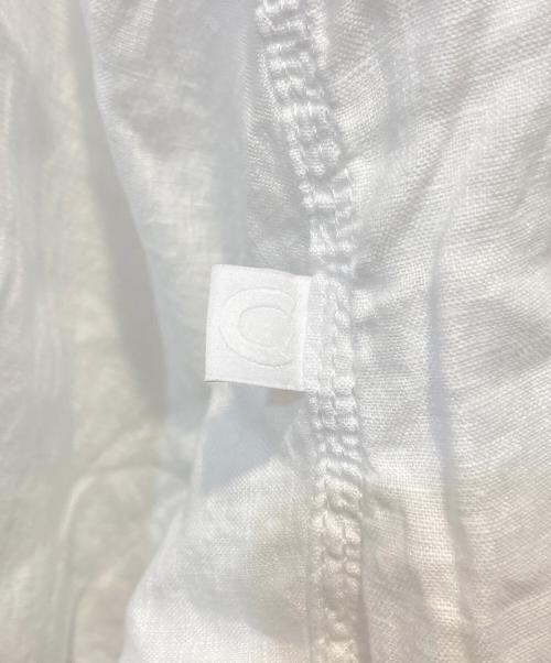 CAHLUMN（カウラム）CAHLUMN (カウラム) リネン半袖シャツ ホワイト サイズ:XLの古着・服飾アイテム