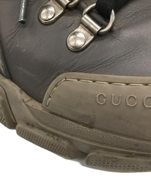 GUCCI（グッチ）GUCCI (グッチ) フラッシュトレック グレー サイズ:8 1/2の古着・服飾アイテム