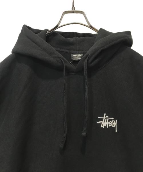 stussy（ステューシー）stussy (ステューシー) eYe COMME des GARCONS JUNYAWATANABE MAN (アイ コム デ ギャルソン ジュンヤ ワタナベ マン) Sweat Parker Custmized ブラック サイズ:Ｌの古着・服飾アイテム