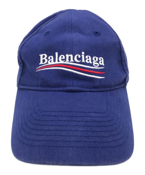 BALENCIAGA（バレンシアガ）BALENCIAGA (バレンシアガ) キャップ ブルーの古着・服飾アイテム