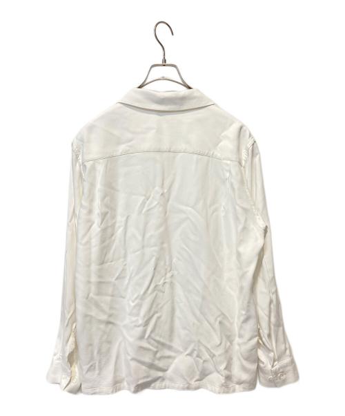 FRONT 11201（フロント 11201）FRONT 11201 (フロント 11201) オープンカラーシャツ ホワイト サイズ:Sの古着・服飾アイテム