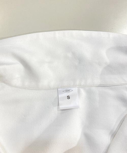 FRONT 11201（フロント 11201）FRONT 11201 (フロント 11201) オープンカラーシャツ ホワイト サイズ:Sの古着・服飾アイテム