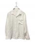 FRONT 11201（フロント 11201）の古着「オープンカラーシャツ」｜ホワイト