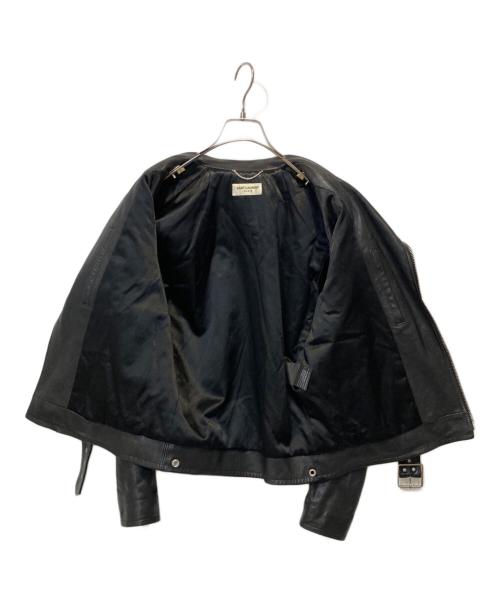 Saint Laurent Paris（サンローランパリ）Saint Laurent Paris (サンローランパリ) L17モーターサイクルジャケット ブラック サイズ:44の古着・服飾アイテム
