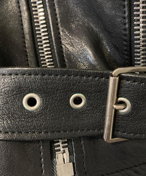 Saint Laurent Paris（サンローランパリ）Saint Laurent Paris (サンローランパリ) L17モーターサイクルジャケット ブラック サイズ:44の古着・服飾アイテム