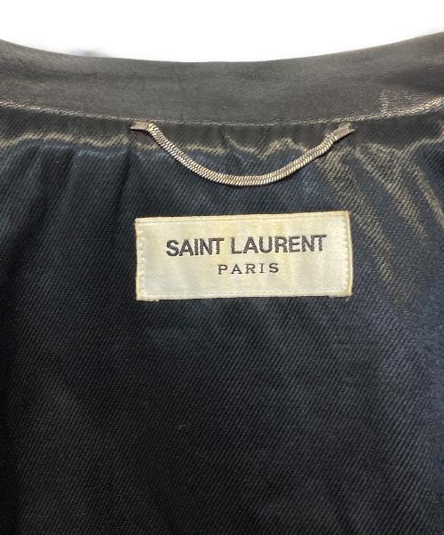 Saint Laurent Paris（サンローランパリ）Saint Laurent Paris (サンローランパリ) L17モーターサイクルジャケット ブラック サイズ:44の古着・服飾アイテム