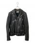 Saint Laurent Paris（サンローランパリ）の古着「L17モーターサイクルジャケット」｜ブラック