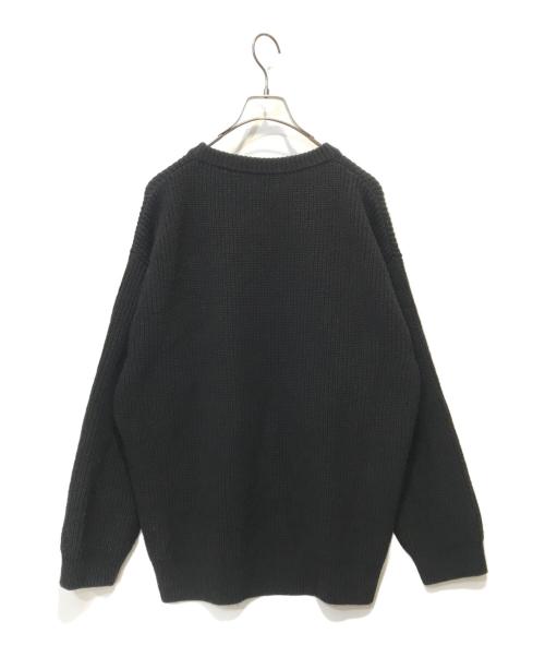 CELINE（セリーヌ）CELINE (セリーヌ) クルーネックロゴニット ブラック サイズ:XSの古着・服飾アイテム