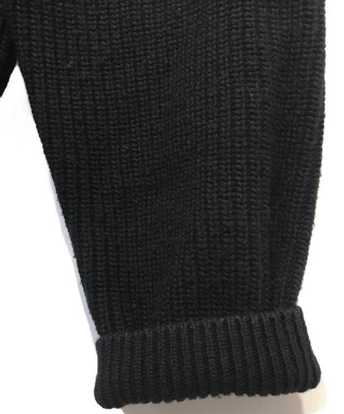 CELINE（セリーヌ）CELINE (セリーヌ) クルーネックロゴニット ブラック サイズ:XSの古着・服飾アイテム