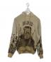 KAPITAL（キャピタル）の古着「8Gジャガードニットヴィンテージニットパーカー」｜ベージュ