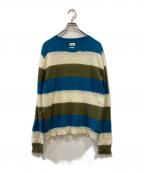 DIESELディーゼル）の古着「モヘヤ混ニット」｜ブルー