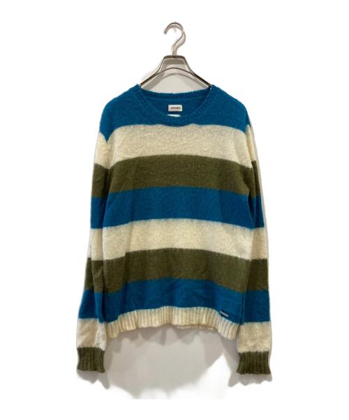 DIESEL（ディーゼル）DIESEL (ディーゼル) モヘヤ混ニット ブルー サイズ:表記無しの古着・服飾アイテム