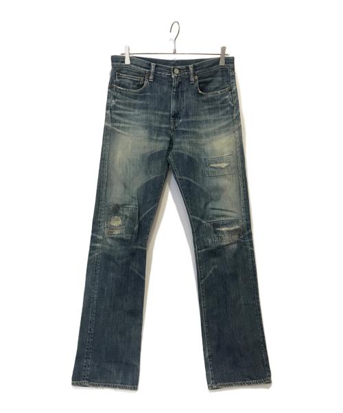 KAPITAL（キャピタル）KAPITAL (キャピタル) リペアダメージデニムパンツ インディゴ サイズ:32の古着・服飾アイテム